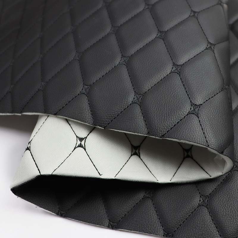 Везење композитна пена ПВЦ кожа Автомобилска покривка за седишта Ткаенина