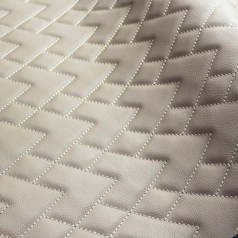 Foaming Stitch Abrasion Resistant Cars PVC Faux Leather Material