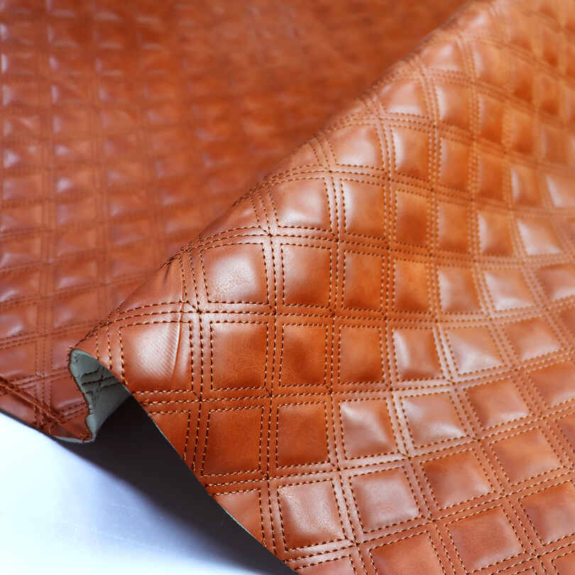 Сунѓер пена за шиење Вештачки ватиран автомобилски автомобили ПВЦ кожна ткаенина